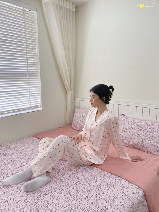 Bộ Pijama dài nữ Elambo lụa cao cấp W18