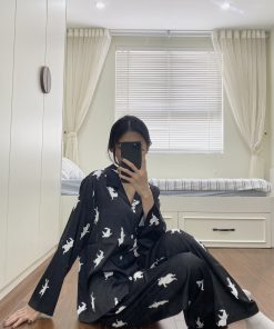 Bộ Pijama dài nữ Elambo lụa cao cấp W20