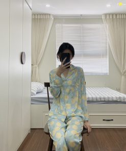 Bộ Pijama dài nữ Elambo lụa cao cấp W63