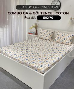 Combo ga gối ELAMBO Cotton Tencel H1031