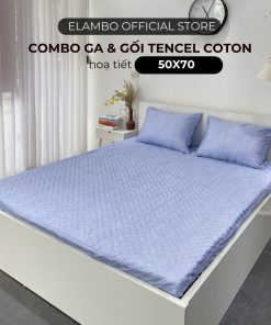 Combo ga gối ELAMBO Cotton Tencel H1036