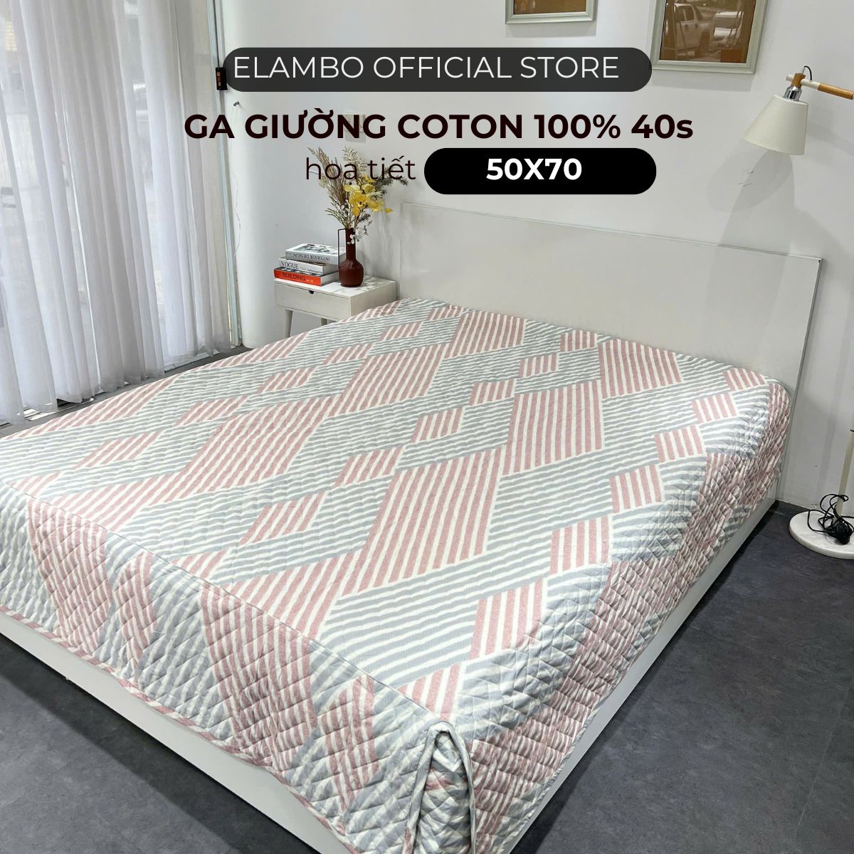 Ga giường ELAMBO Cotton 40s H1010
