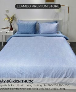 Bộ chăn ga ELAMBO Tencel Cotton H1036