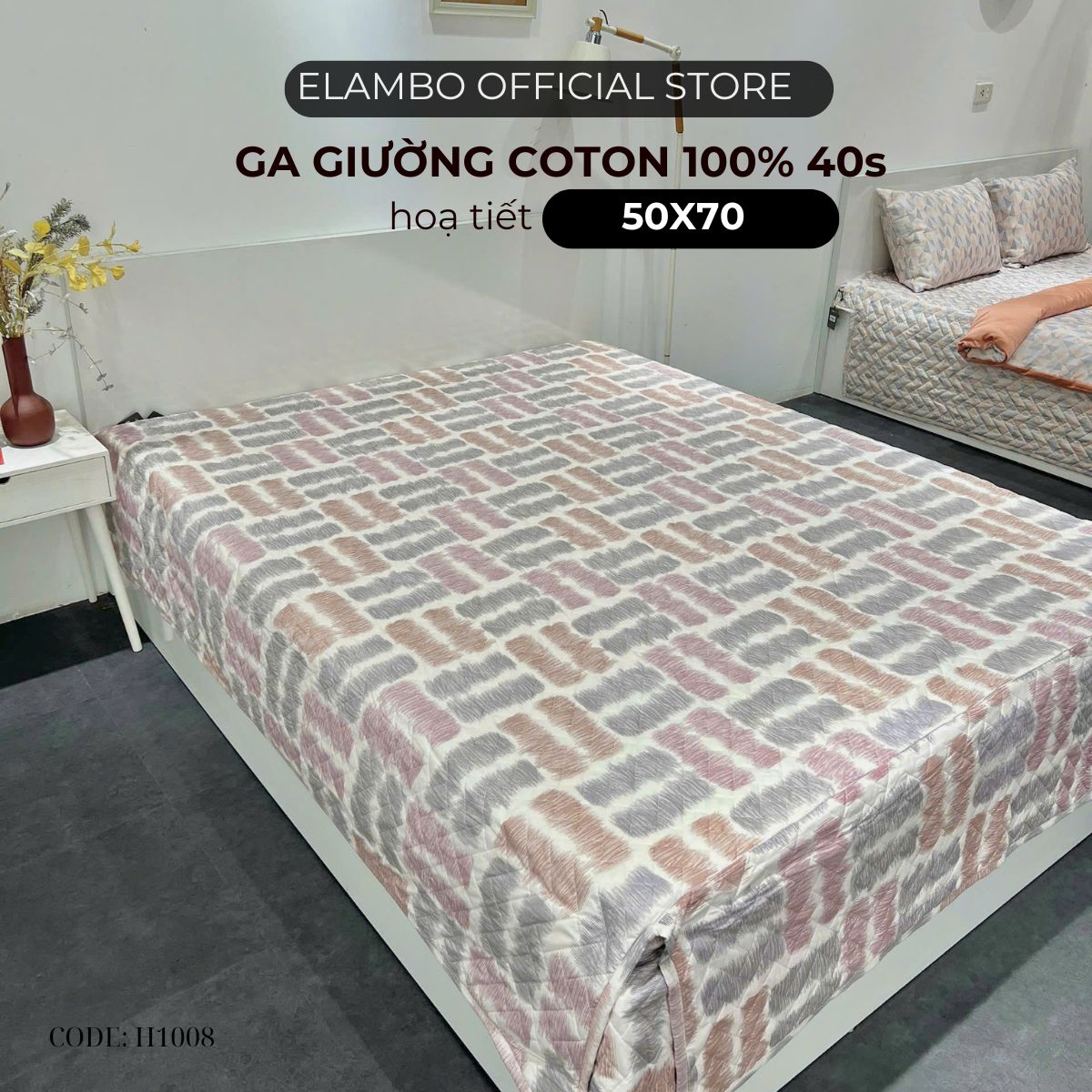 Ga giường ELAMBO Cotton 40s H1008