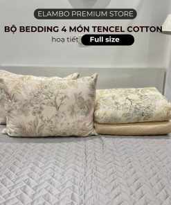 Bộ chăn ga ELAMBO Cotton 60s H1050