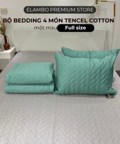 Bộ chăn ga ELAMBO Tencel 60s M212