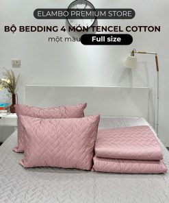 Bộ chăn ga ELAMBO Tencel 60s M206