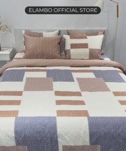 Bộ chăn ga ELAMBO Cotton 40s H1007