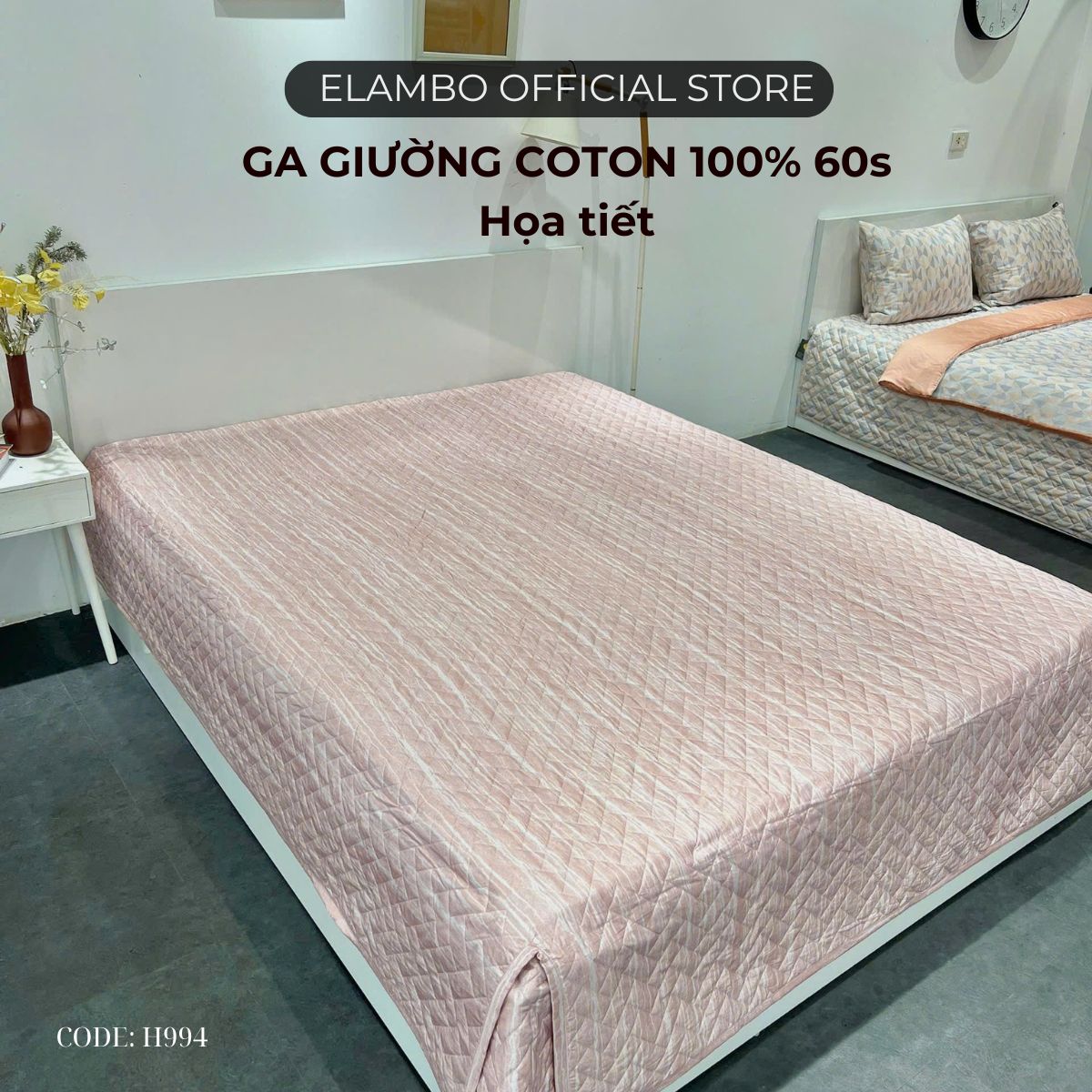 Ga giường ELAMBO Cotton 60s H994